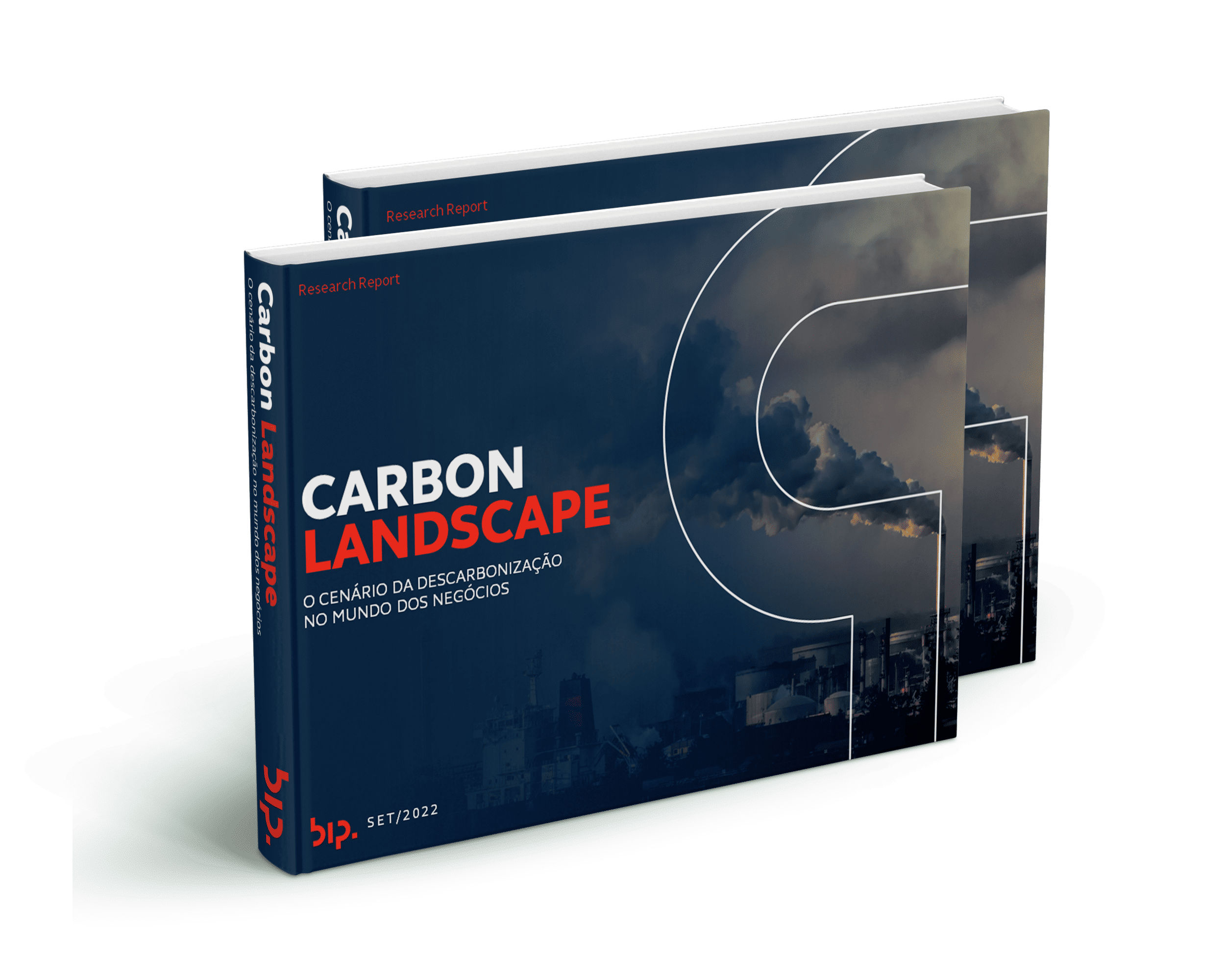 mock-up do e-book de Carbon Landscape